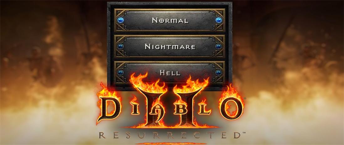 How to choose the right game difficulty level for you in Diablo 2 Resurrected