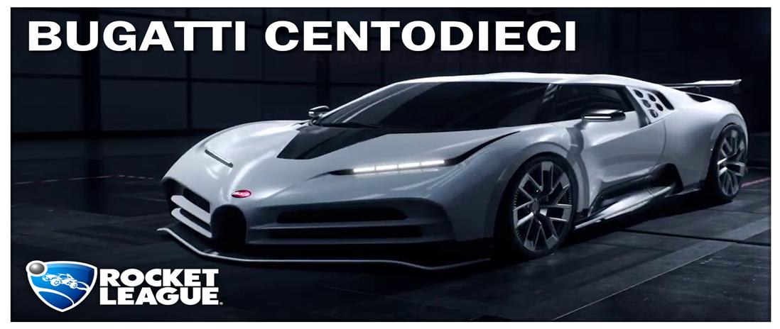 Second real-world vehicle The Bugatti Centodiec is appearing to Rocket League