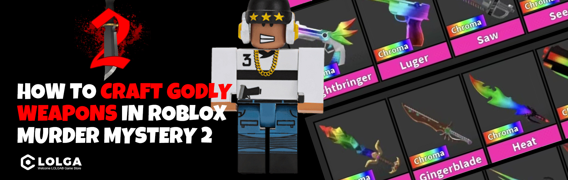 How to Craft Godly Weapons in Roblox Murder Mystery 2