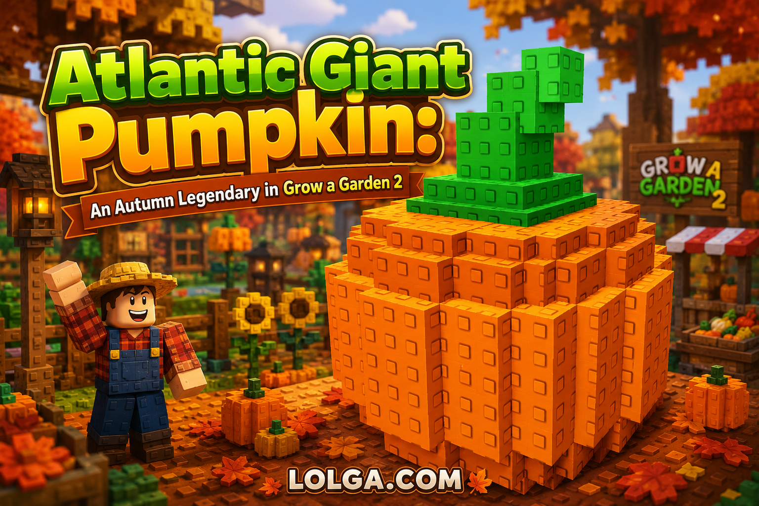 Atlantic Giant Pumpkin: An Autumn Legendary in Grow a Garden 2