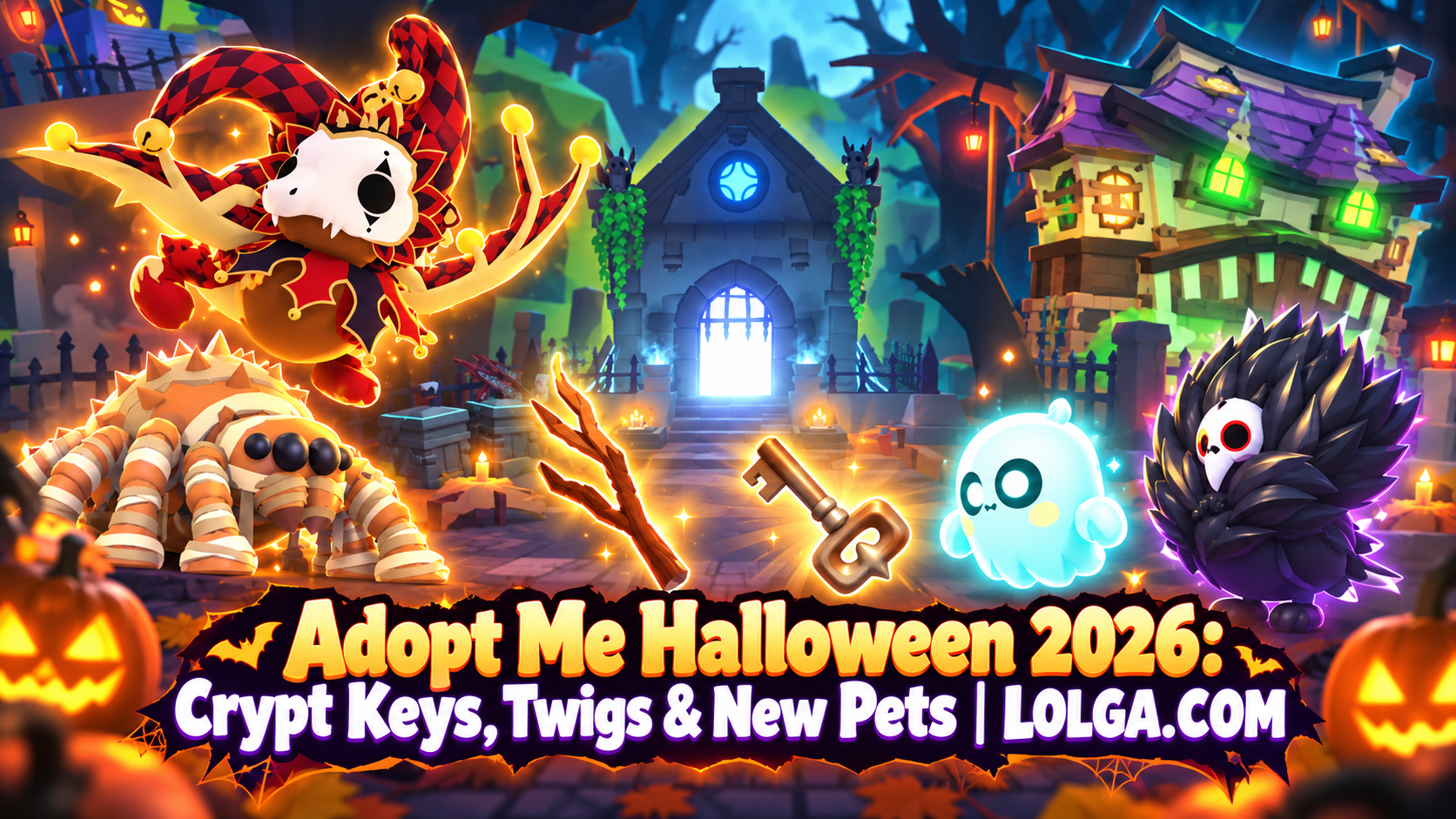 Adopt Me Halloween 2026: Crypt Keys, Twigs & New Pets