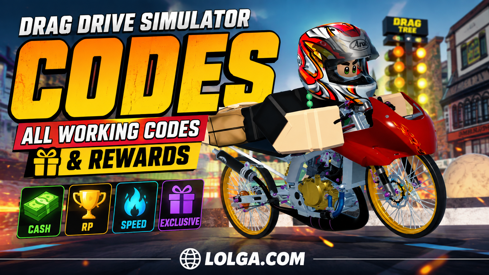 Drag Drive Simulator Codes| All Working Codes & Rewards
