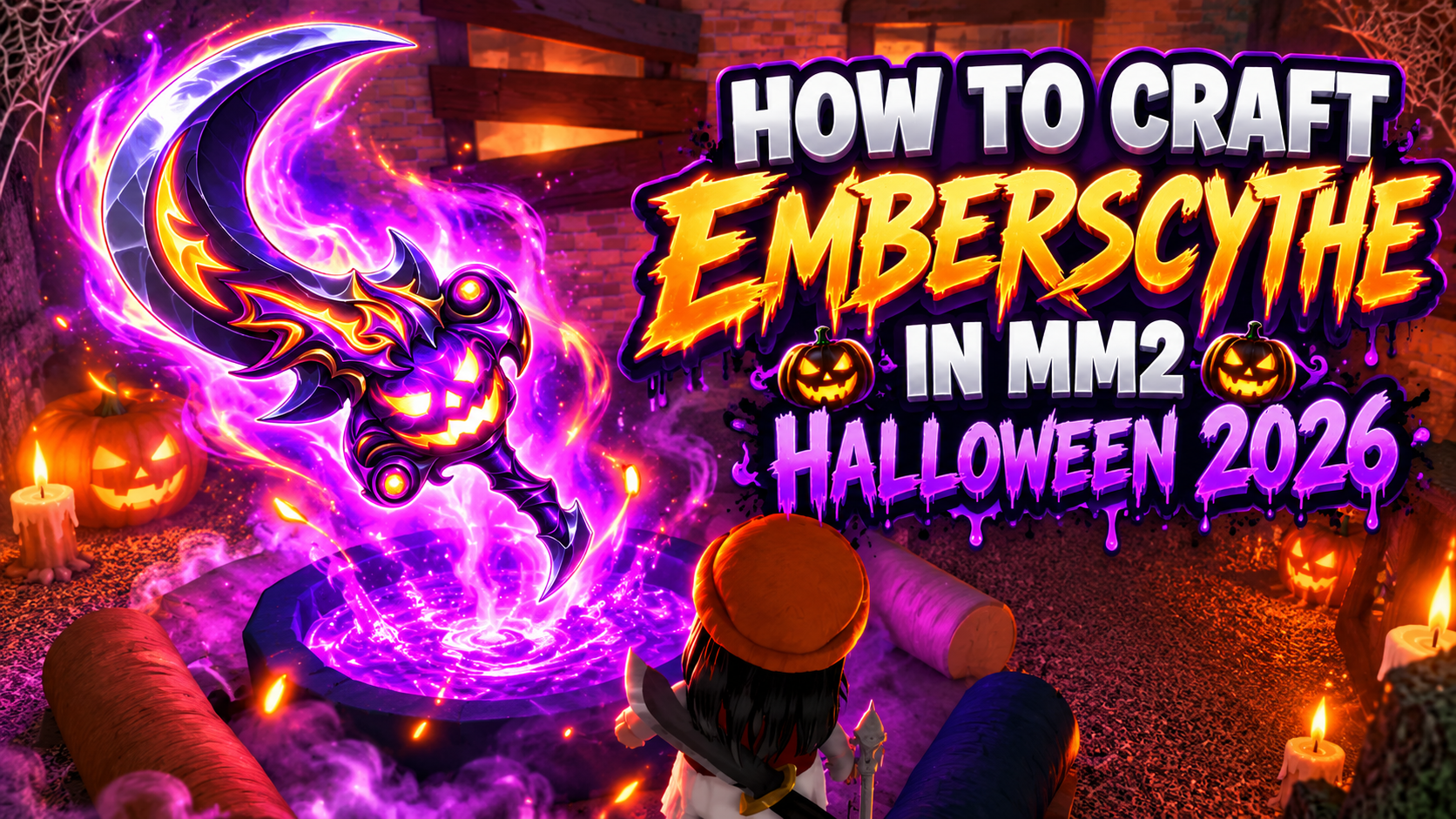 How to Craft Emberscythe in MM2 Halloween 2026