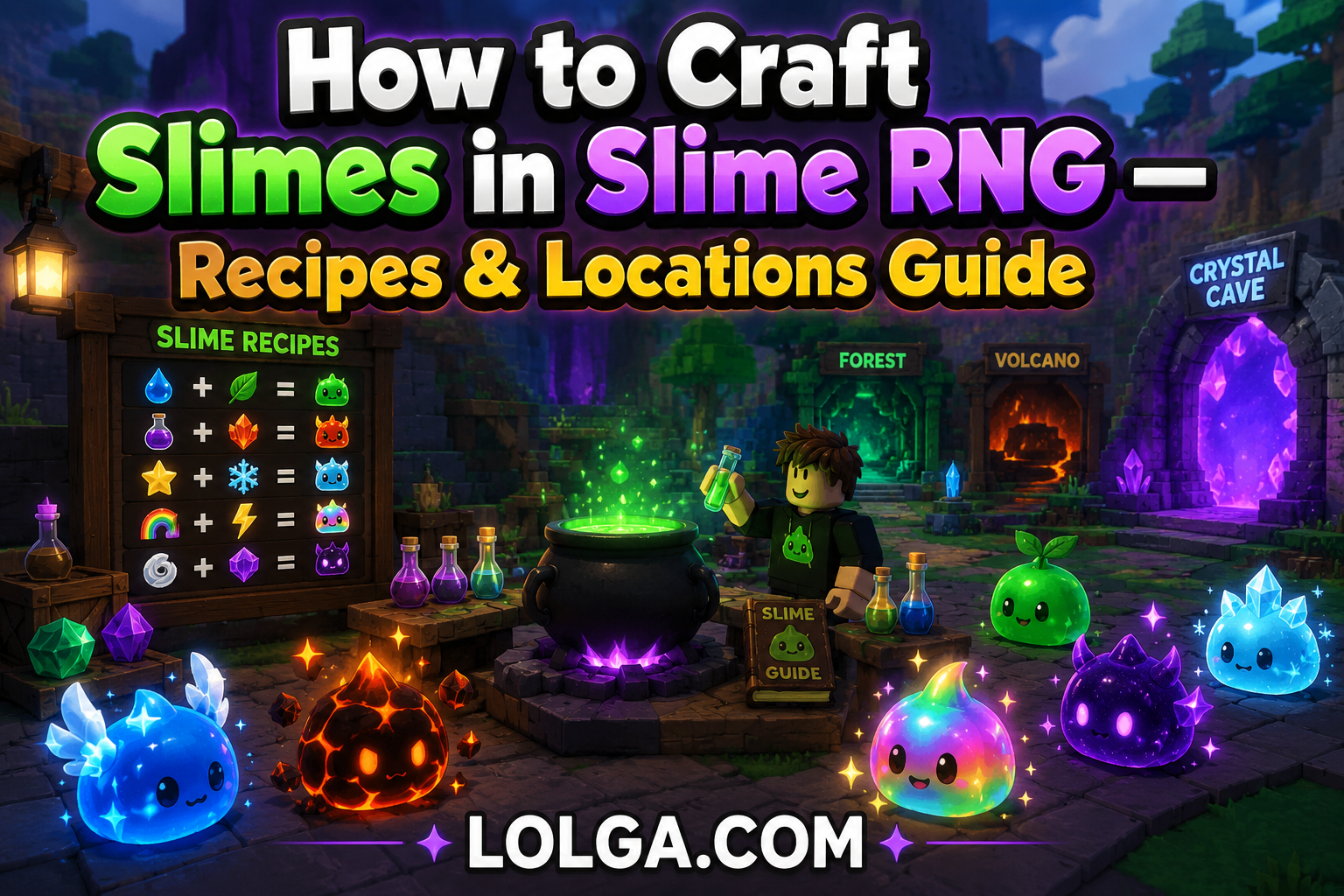 How to Craft Slimes in Slime RNG — Recipes & Locations Guide