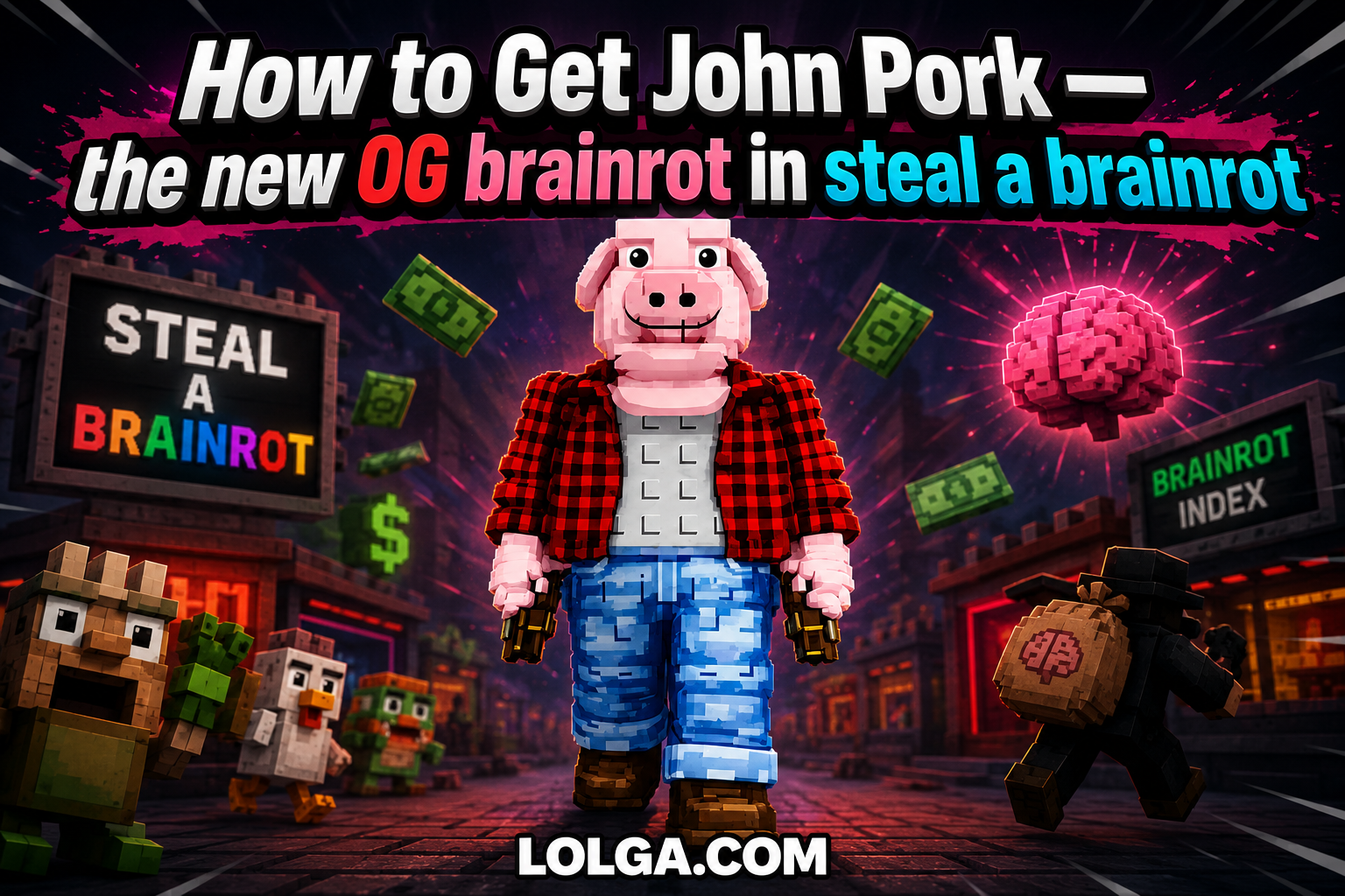 How to Get John Pork — the new OG brainrot in steal a brainrot