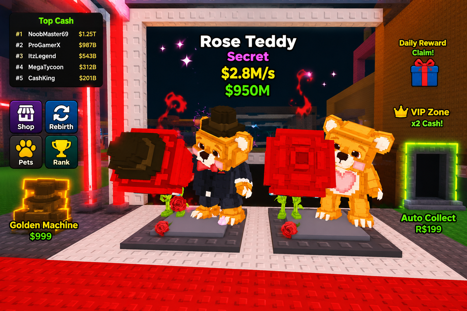 How to Get Rosey and Teddy in Steal a Brainrot | Value, Mutations & Event Guide
