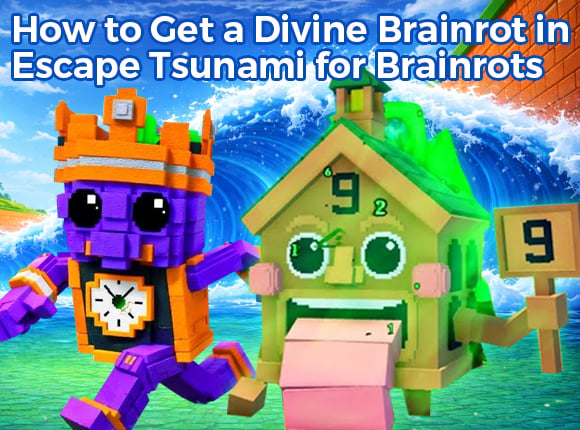 How to Get a Divine Brainrot in Escape Tsunami for Brainrots