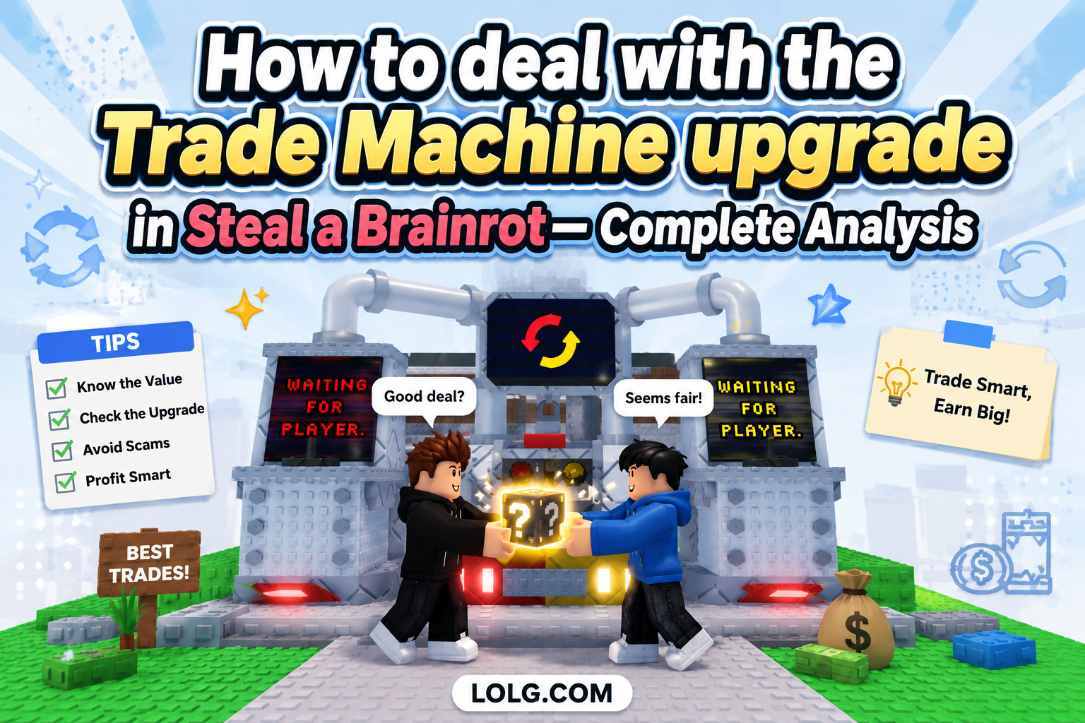 How to deal with the Trade Machine upgrade in Steal a Brainrot — Complete Analysis