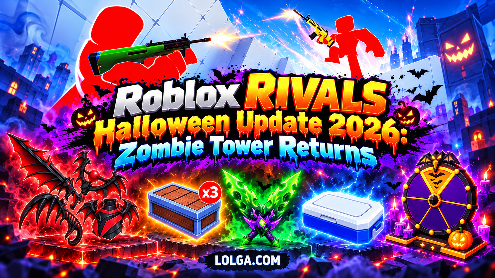 Roblox RIVALS Halloween Update 2026: Zombie Tower & Rewards