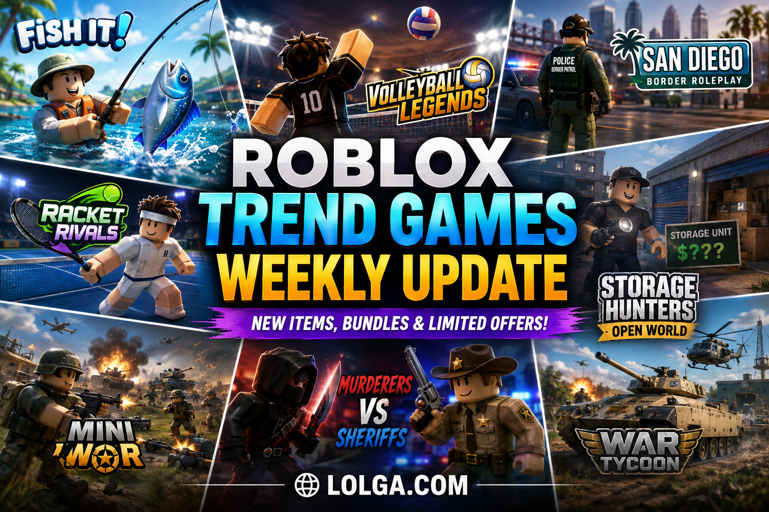 Roblox Trend Games Weekly Update: New Items, Bundles & Limited Offers | LOLGA