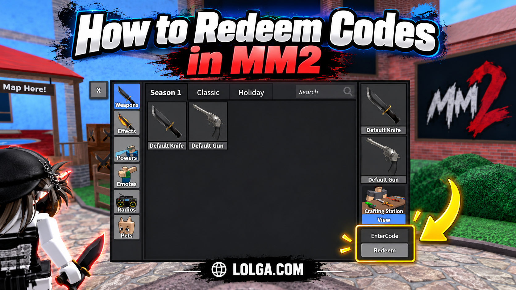 How to Redeem Codes in MM2 (2026) – Where to Enter MM2 Codes