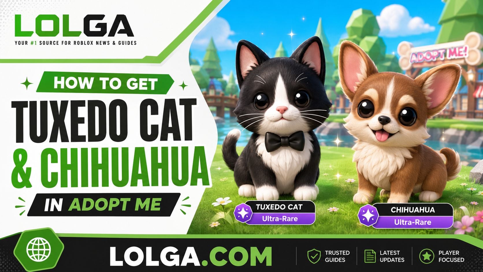How to Get Tuxedo Cat & Chihuahua in Adopt Me (2026) | LOLGA