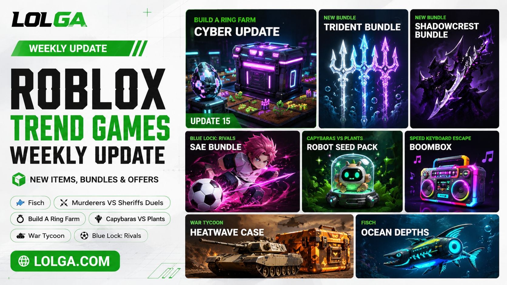 Roblox Weekly Update: New Items & Bundles – August 15, 2026 | LOLGA