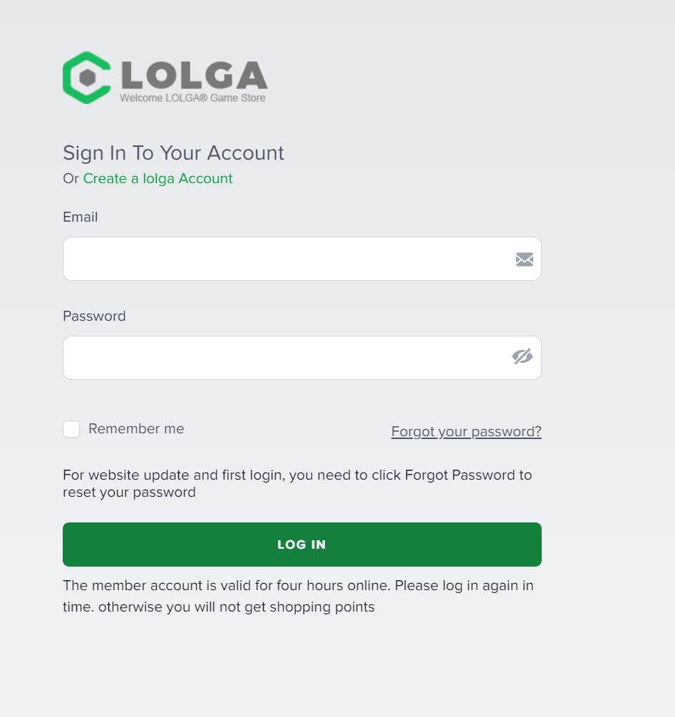 lolga login