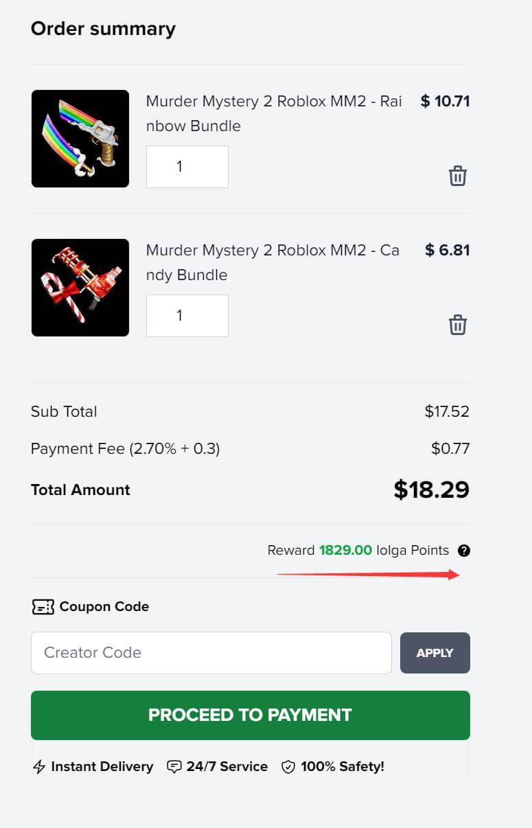 lolga Redeem Online Credit