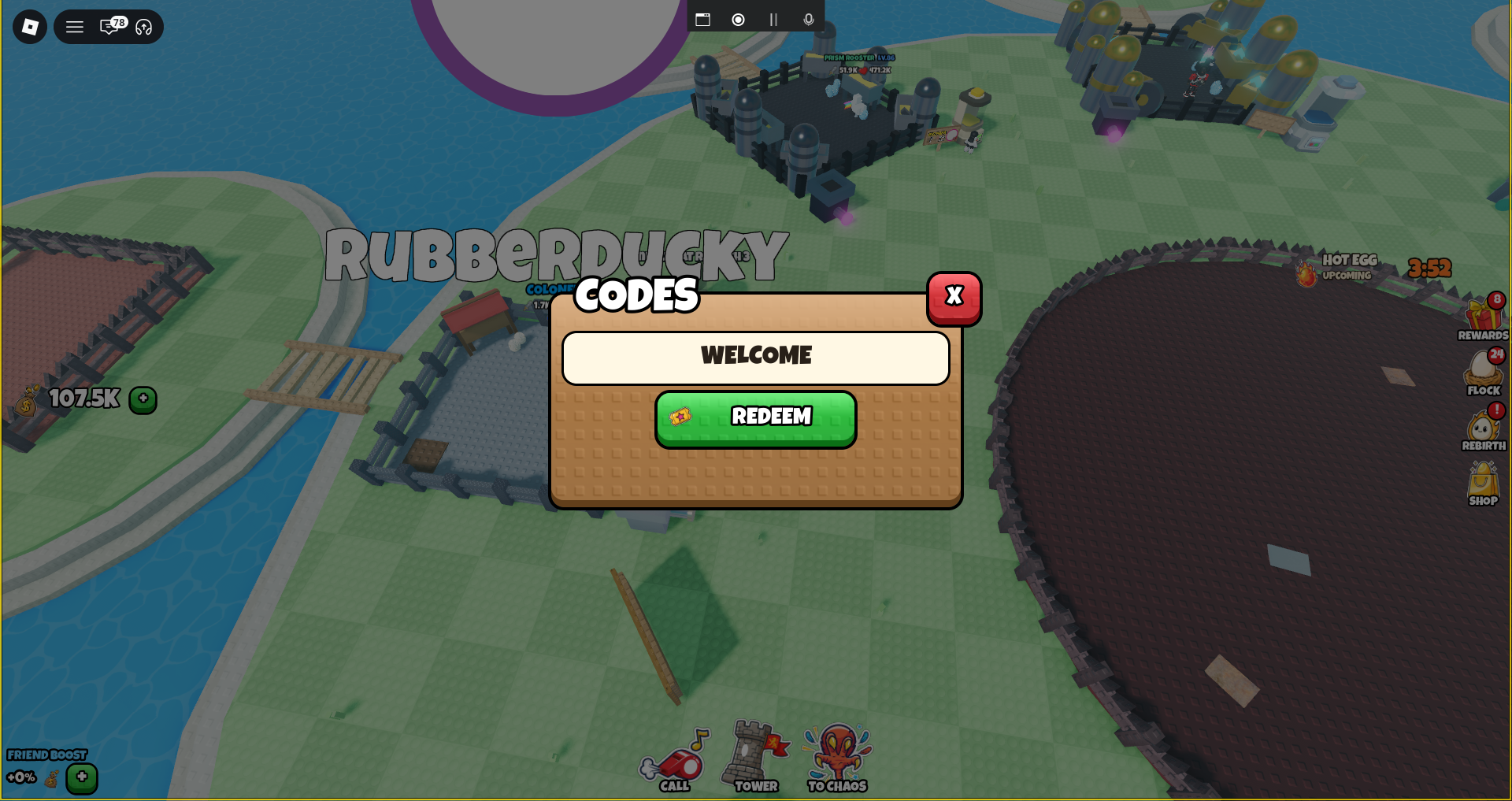 How to Redeem Grow a Chicken Fighter Codes