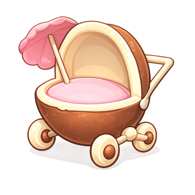 Adopt Me Coconut Stroller