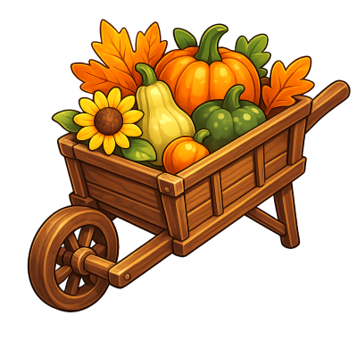 Adopt Me Fall Wheelbarrow Stroller