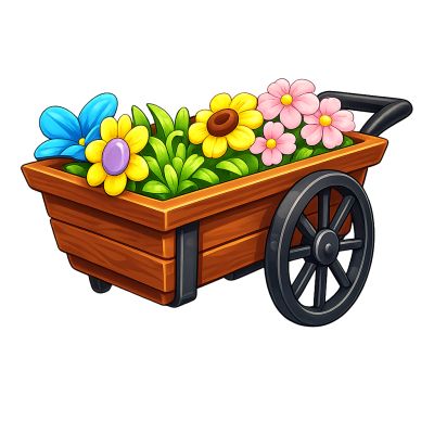 Adopt Me Flower Cart Stroller
