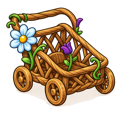 Adopt Me Flower Stroller