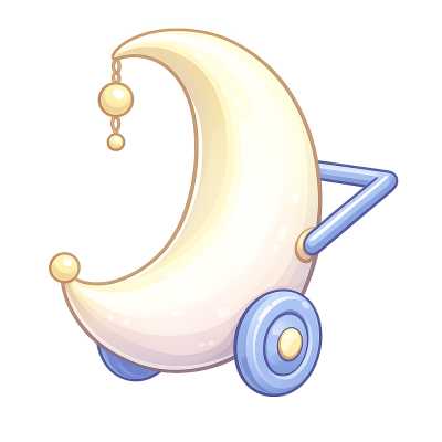 Adopt Me Magic Moon Stroller