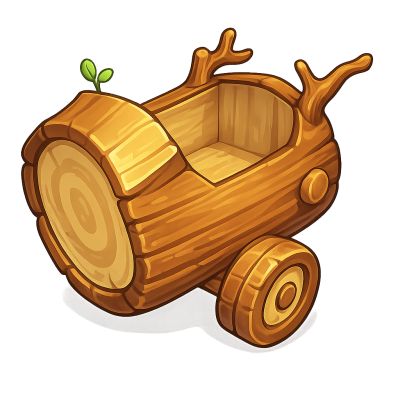Adopt Me Old Lump of Log Stroller