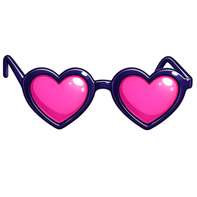 Adopt Me Pink Heart Glasses