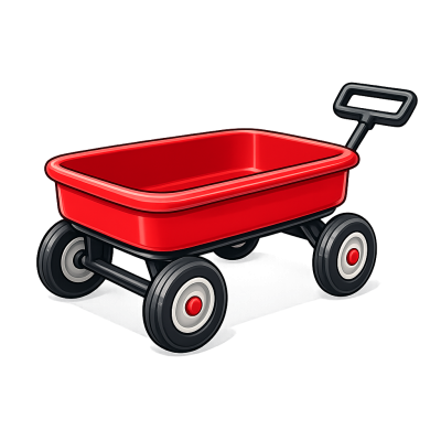 Adopt Me Red Wagon Stroller