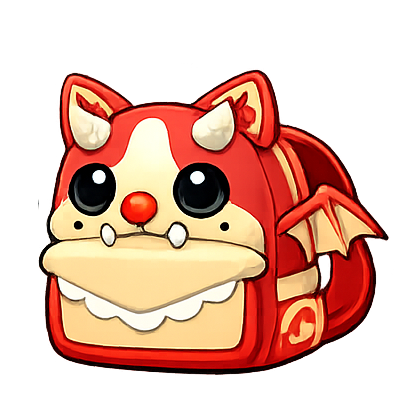 Adopt Me Strawberry Shortcake Bat Dragon Backpack