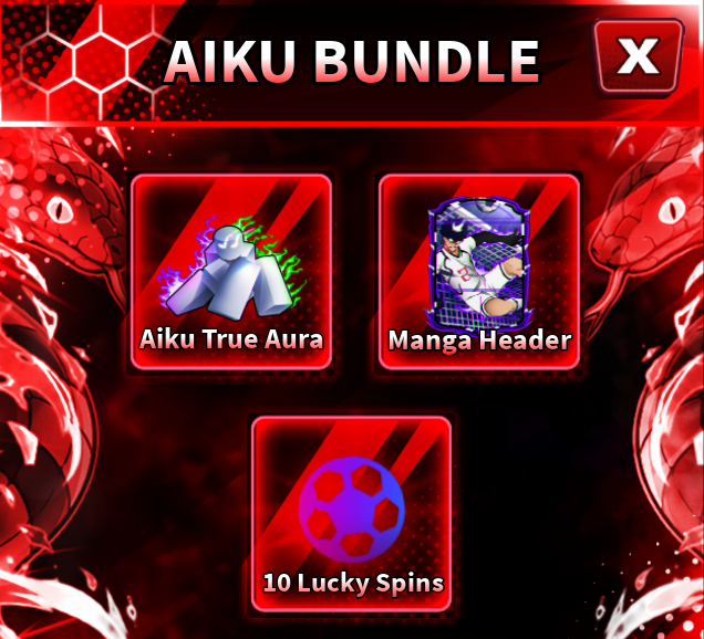 Blue Lock: Rivals Items Aiku Bundle