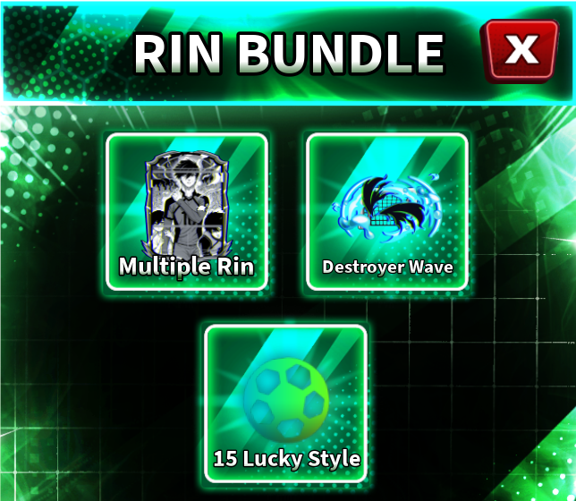 Blue Lock: Rivals Items Rin Bundle