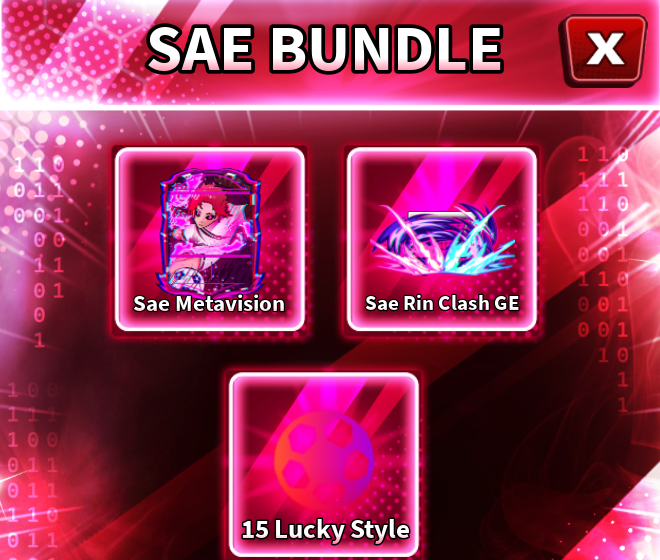 Blue Lock: Rivals Items SAE Bundle