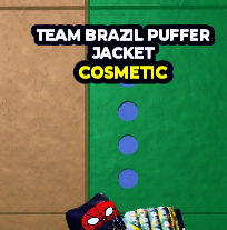 Blue Lock: Rivals Items Team Brazil Puffer Jacket