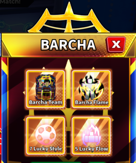 Blue Lock: Rivals Items Team Bundle(BARCHA)