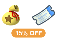 Animal Crossing Bells Switch 180M Bells 2000 Nook Miles Ticket