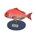 Animal Crossing Items Switch Red snapper model
