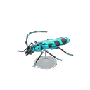 Animal Crossing Items Switch Rosalia Batesi Beetle Model