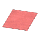 Animal Crossing Items Switch Simple Small Red Mat