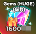 Anime Adventures Items All Server Gems (HUGE) (Gift)