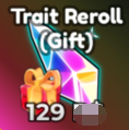 Anime Adventures Items All Server Trait Reroll (Gift)