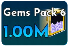 Arise Crossover Shop All Server Gems Pack 6(1M)