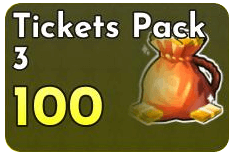 Arise Crossover Shop All Server Tickets Pack 3(100)