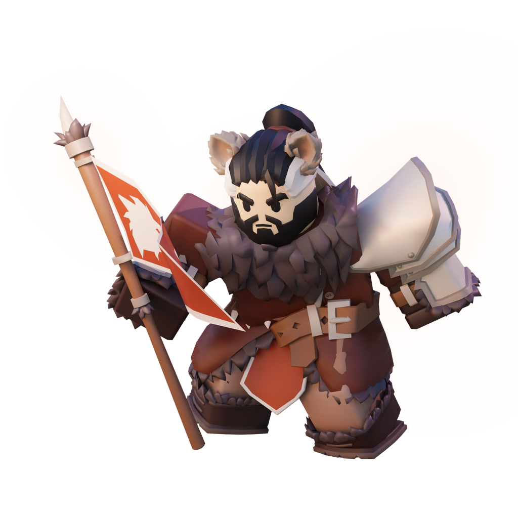 BedWars Great Wolf Silas（Silas Skin）