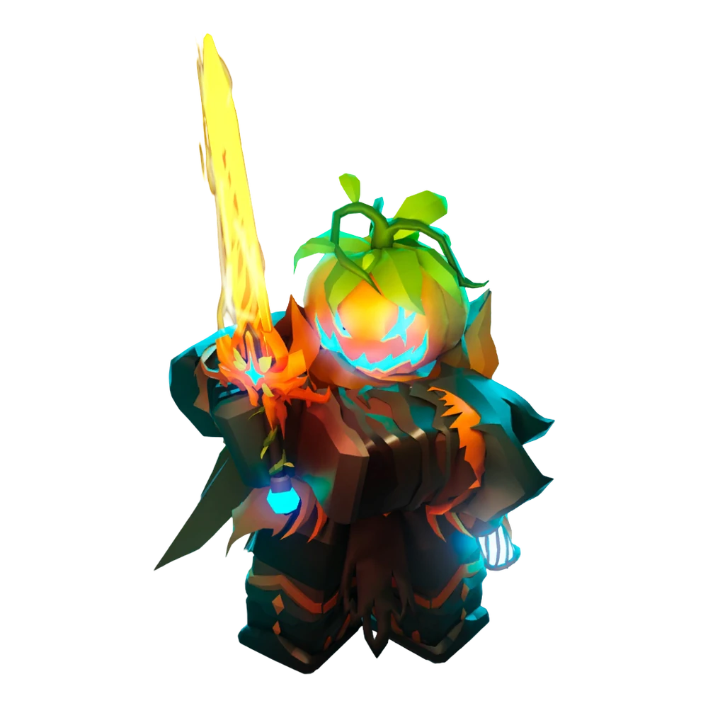 BedWars Pumpkin Void Knight（Void Knight Skin）