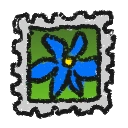 Bee Swarm Simulator Shop Blue Flower Field Stamp