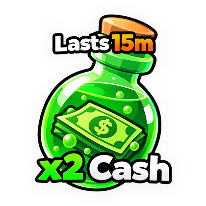 Break and Steal an Egg Shop ×2 Cash Potions(Lasts 15m)