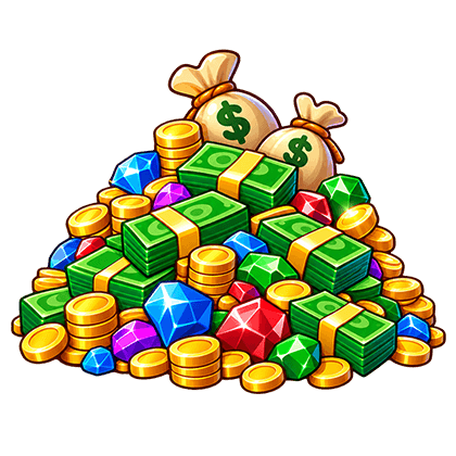 Grow a Chicken Fighter Shop Mountain of Cash(+1.2K)