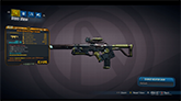 Borderlands 3 Items XBOX 1 Arctic Reflexive Night Hawkin#63