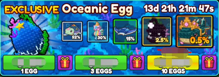 Build A Ring Farm Shop 3x Oceanic Eggs