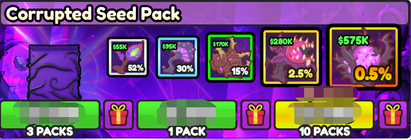 Build A Ring Farm Shop 1x Corrupted Seed Pack